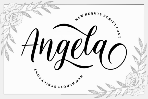 Angela: A Script Font That Radiates Sophistication