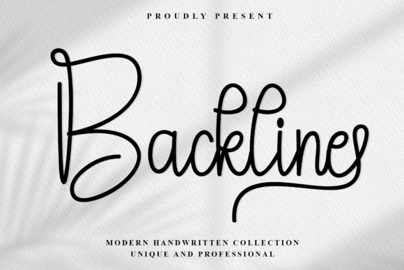 Backline: The Art of Modern Elegance in a Font