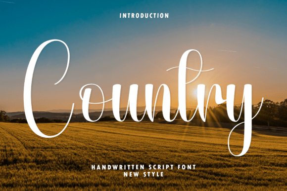 Country: An Elegant Handwritten Script for Modern Design