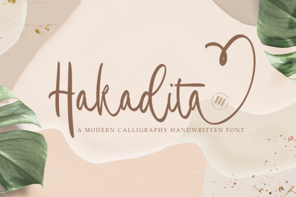Discover the Elegance of Hakadita, a Magical Script Font