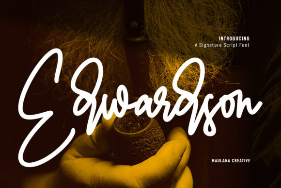 Edwardson Signature: A Script Font for Real-World Projects