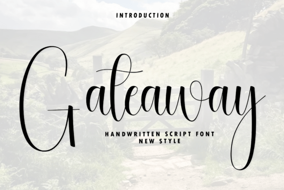 Gateaway: A Handwritten Script for Travel and Romance
