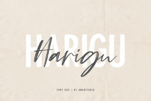Harigu Duo: A Font Pairing for Bold, Authentic Brands