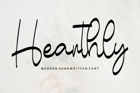 Hearthly Script: A Modern Font for Invitations & Beyond