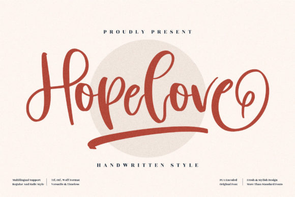 Hopelove: A Script Font That Dances with Whimsy and Luxury