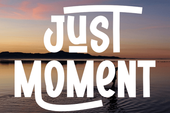 Just Moment: A Modern Script for Elevated Design