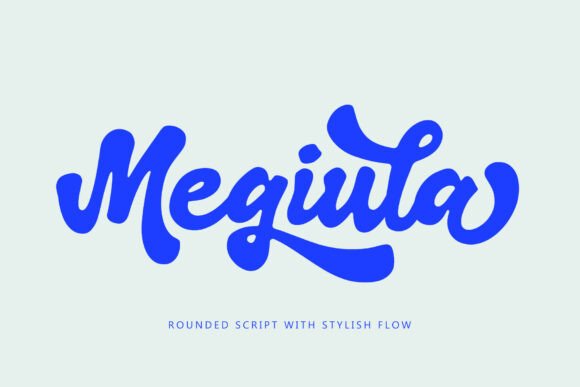 Megiula: A Modern Script Font for Distinctive Design