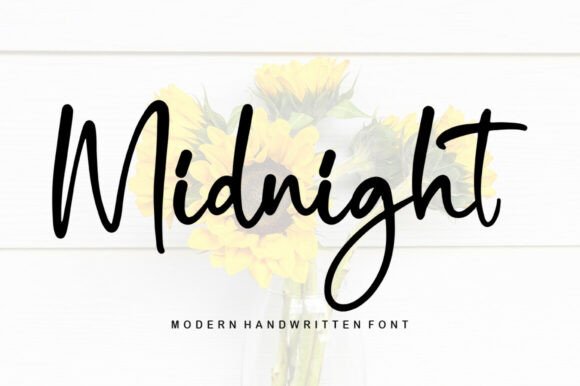 Midnight: A Script Font That Brings Elegance and Artistry to Every Project