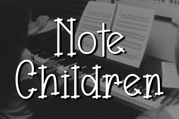 Note Children: A Fluid Handwritten Script for Modern Luxury