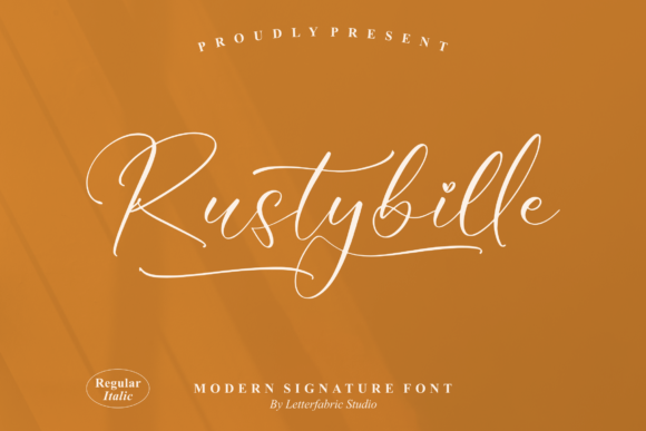 Rustybille: The Artistry of a Modern Script Typeface