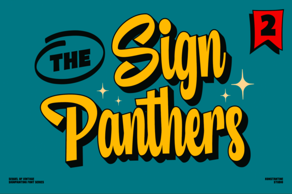 Sign Panthers 2: The Trio Font That Balances Friendly and Branded