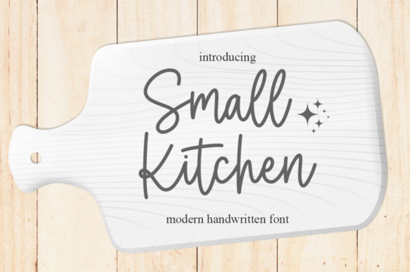 Small Kitchen: A Graceful Script Font for Modern Creators