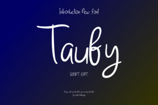 Taufy: A Script Font That Brings Warmth to Any Design