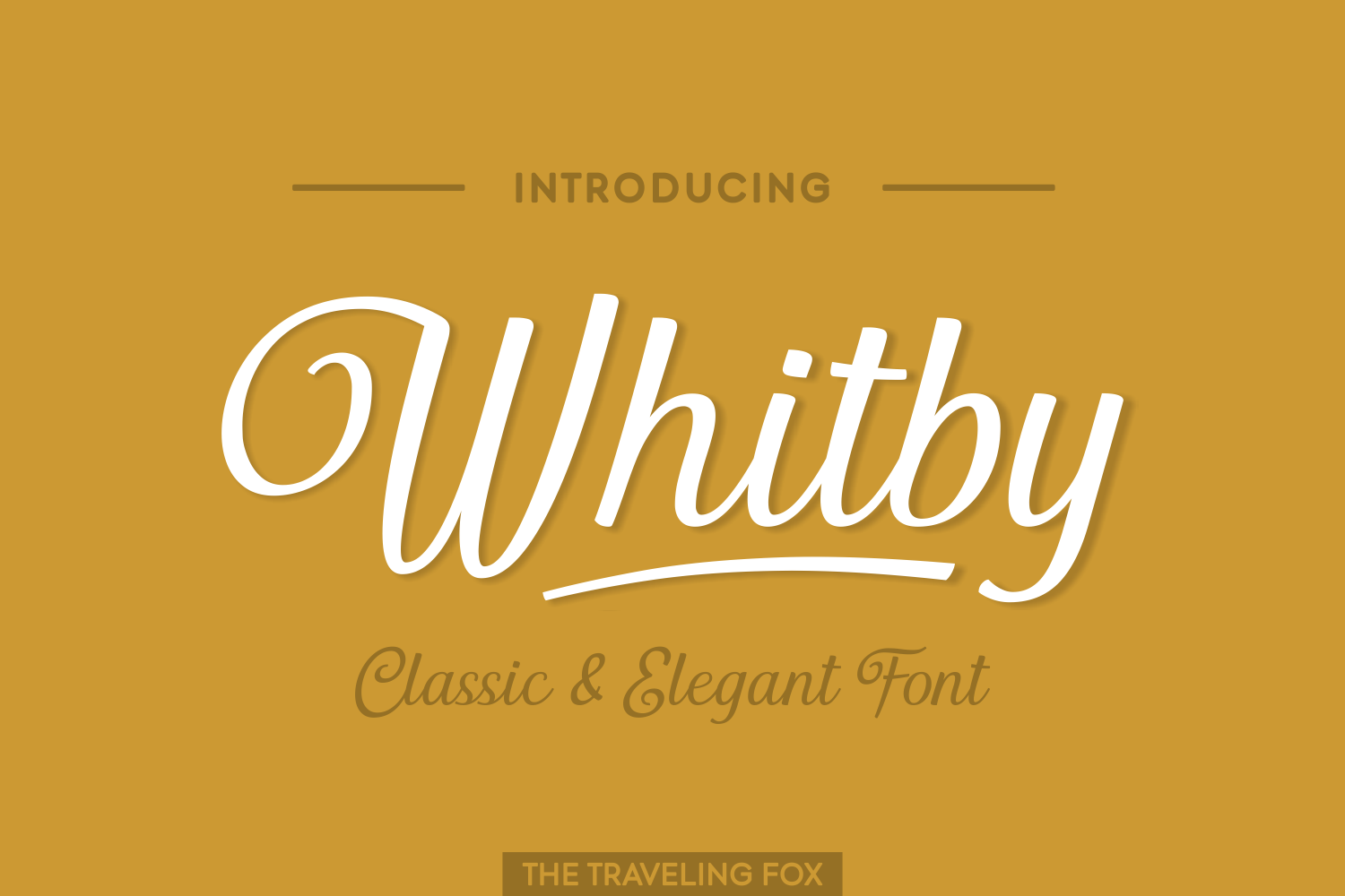Whitby: The Go-To Script Font for Elegant Design